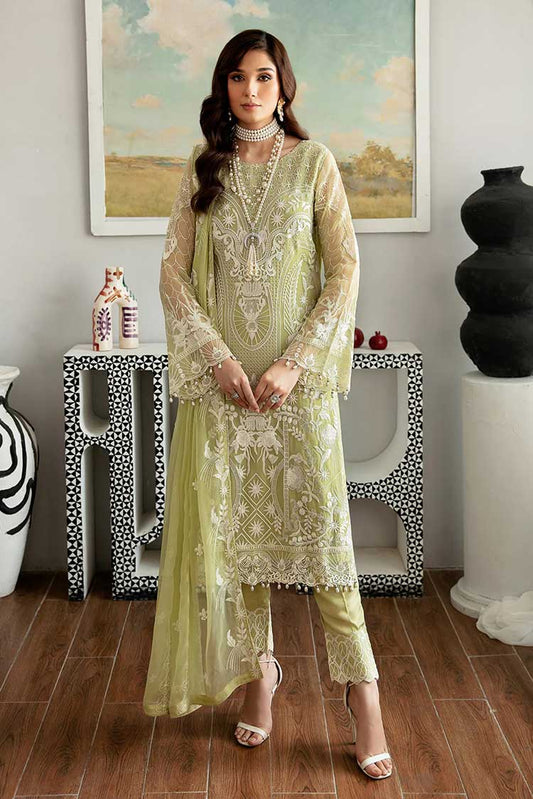 Picture of Ramsha - D 1105 Rangoon Chiffon Collection Vol 11 - Available at Raja Sahib