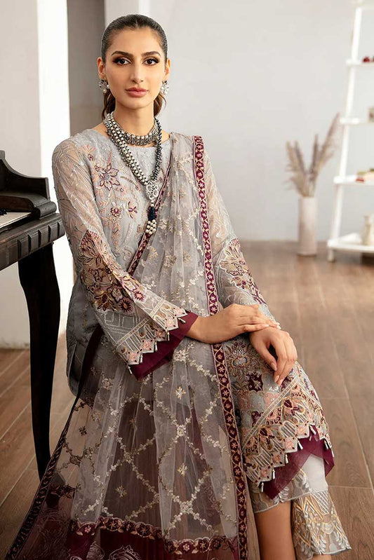 Picture of Ramsha - D 1109 Rangoon Chiffon Collection Vol 11 - Available at Raja Sahib