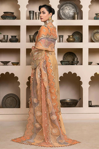 Janique - D 003 Evening Gold Luxury Embroidered Collection