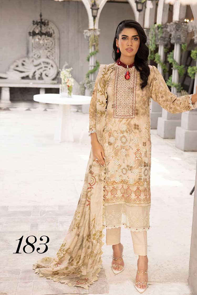 Picture of Shaista - Design 183 Maira Embroidered Karandi Collection - Available at Raja Sahib