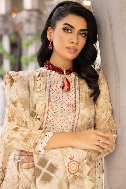 Picture of Shaista - Design 183 Maira Embroidered Karandi Collection - Available at Raja Sahib