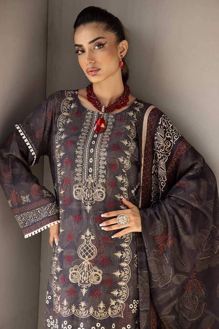 Picture of Shaista - Design 184 Maira Embroidered Karandi Collection - Available at Raja Sahib