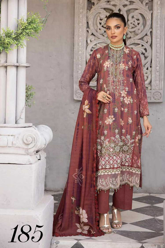 Picture of Shaista - Design 185 Maira Embroidered Karandi Collection - Available at Raja Sahib