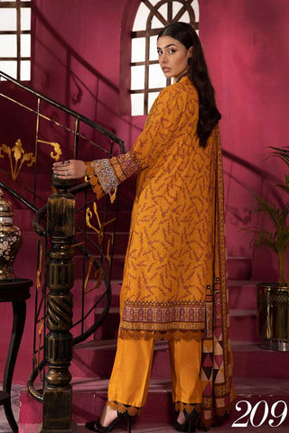 Picture of Shaista - Design 209 Aleena Embroidered Khaddar Collection - Available at Raja Sahib