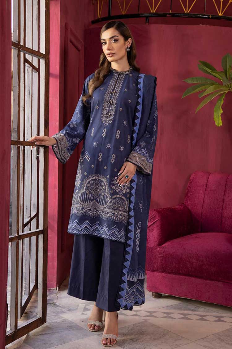 Picture of Shaista - Design 210 Aleena Embroidered Khaddar Collection - Available at Raja Sahib