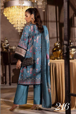 Shaista - Design 216 Aleena Embroidered Khaddar Collection