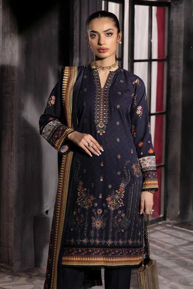 Picture of Shaista - Design 220 Aleena Embroidered Khaddar Collection - Available at Raja Sahib