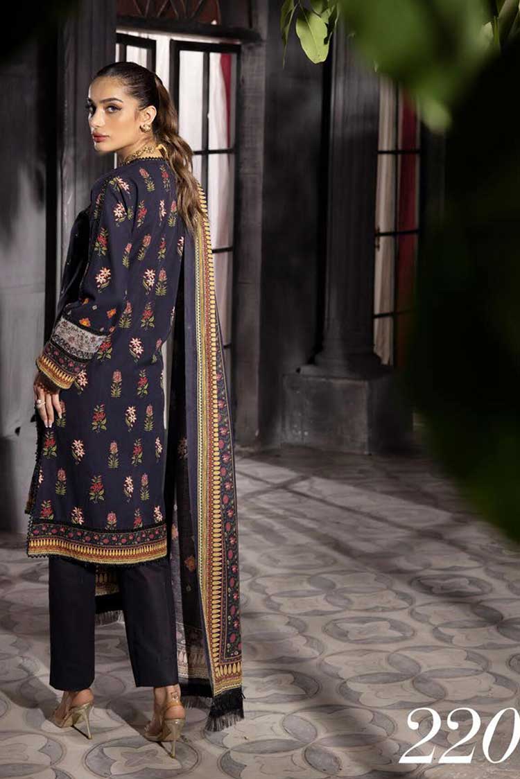 Picture of Shaista - Design 220 Aleena Embroidered Khaddar Collection - Available at Raja Sahib