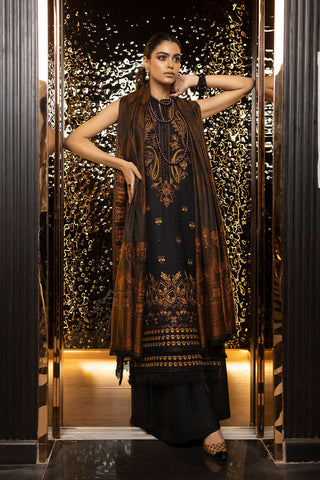 Zimal Embroidered Wool Jacquard Collection - ZM-01