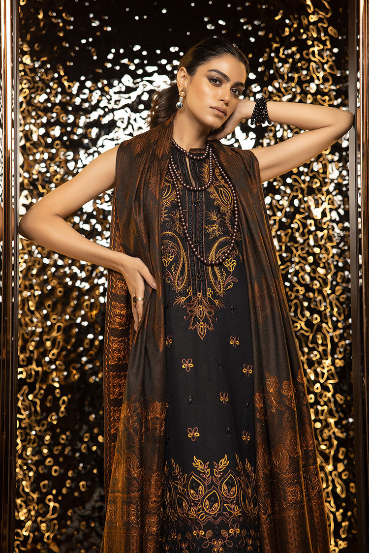 Picture of Humdum - Zimal Embroidered Wool Jacquard Collection - ZM-01 - Available at Raja Sahib