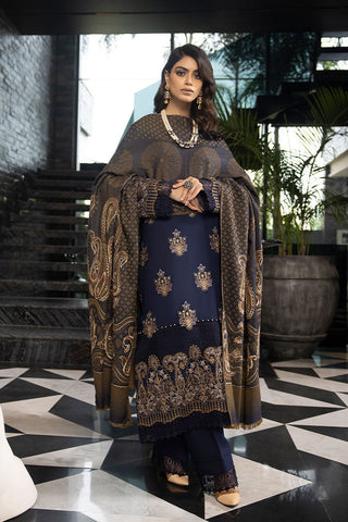 Zimal Embroidered Wool Jacquard Collection - ZM-03