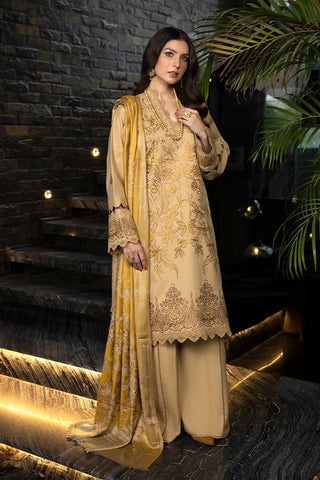 Zimal Embroidered Wool Jacquard Collection - ZM-04