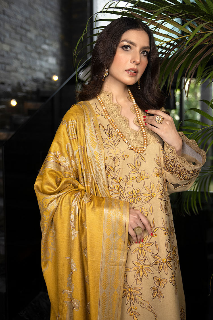 Picture of Humdum - Zimal Embroidered Wool Jacquard Collection - ZM-04 - Available at Raja Sahib