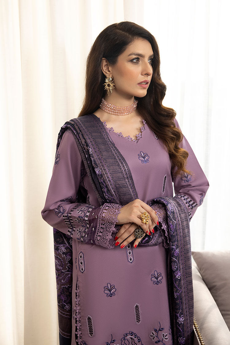 Picture of Humdum - Zimal Embroidered Wool Jacquard Collection - ZM-07 - Available at Raja Sahib