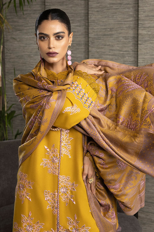 Picture of Humdum - Zimal Embroidered Wool Jacquard Collection - ZM-09 - Available at Raja Sahib