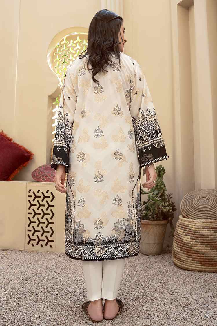 Picture of Ellena - Adriana EY-L1-3-04 Printed Jacquard Kurti - Available at Raja Sahib