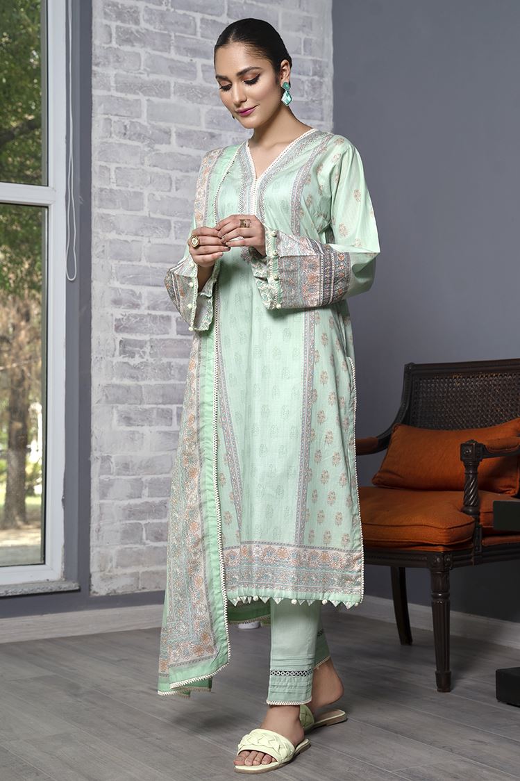 Picture of Ellena - Ava EY-L3-6-01 Summer Treat Lawn 3-PC Suit - Available at Raja Sahib