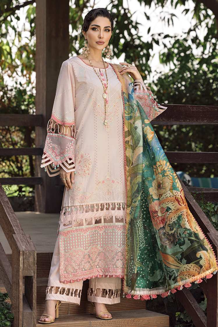 Picture of Ellena - Ceemal 02-Euphoria Festive 3-PC Lawn Suit - Available at Raja Sahib