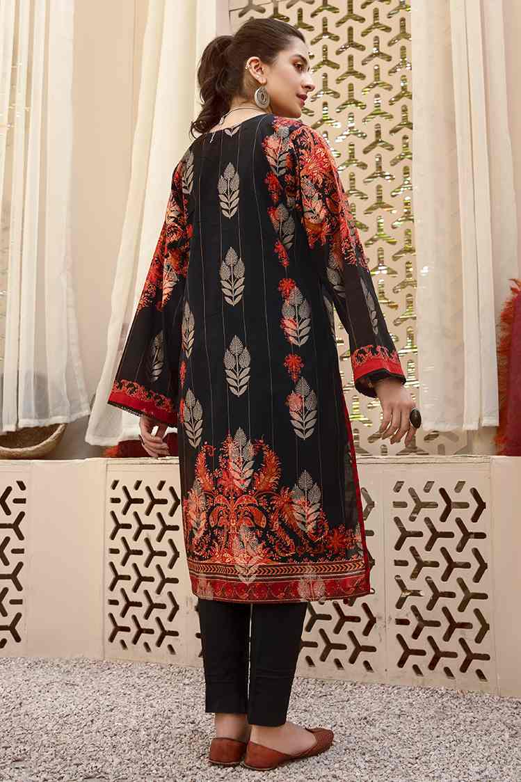 Picture of Ellena - Dusk EY-L1-3-09 Printed Jacquard Kurti - Available at Raja Sahib