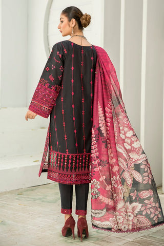 Ellena - 3-PC Stitched Cambric Cotton Suit