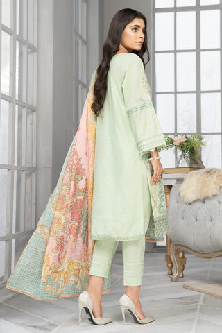 Ellena - 3-PC Stitched Cambric Cotton Suit