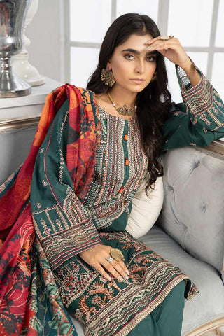 Ellena - 3-PC Stitched Cambric Cotton Suit