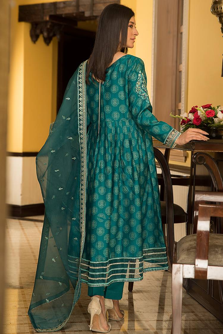 Picture of Ellena - 3-PC Stitched Jacquard Suit - Available at Raja Sahib