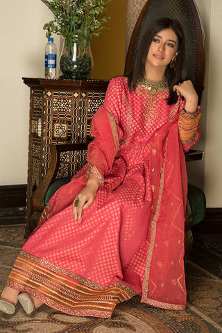 Ellena - 3-PC Stitched Jacquard Lawn Suit