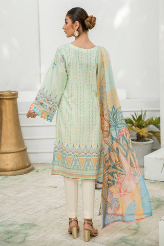 Ellena - 3-PC Stitched Lawn Suit