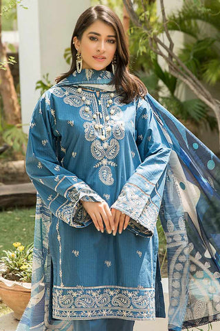 Ellena - 3-PC Stitched Lawn Suit