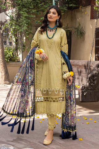 Ellena - Ghazal EY-4-01 Tehzeeb Chikankari Eid Festive Lawn Collection