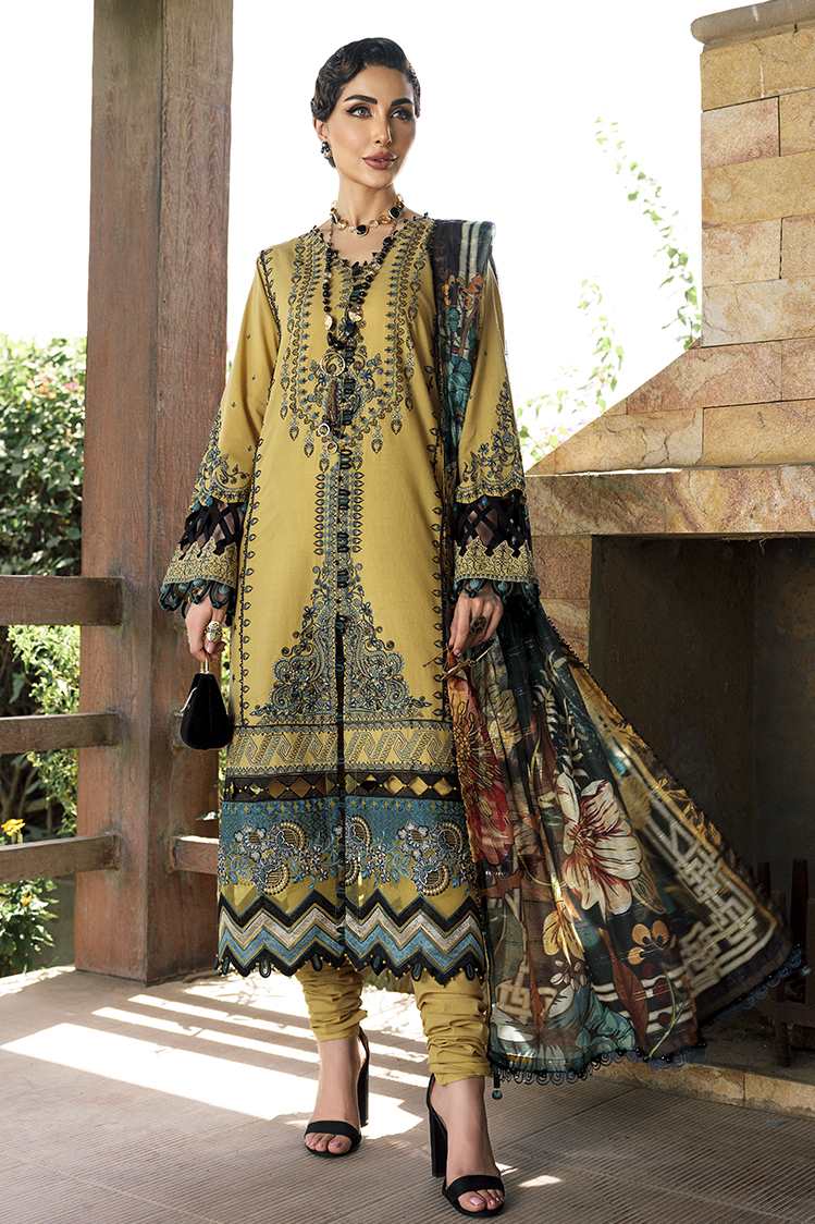 Picture of Ellena - Jasmine 06-Euphoria Festive 3-PC Lawn Suit - Available at Raja Sahib