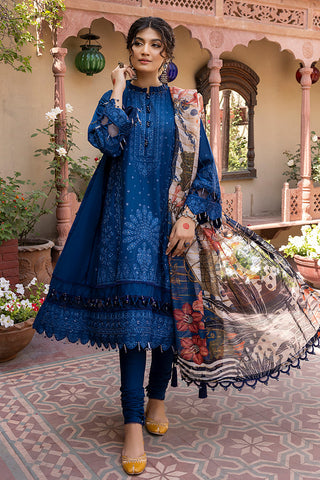 Ellena - Ellena-Kainat EY-4-03 Tehzeeb Chikankari Eid Festive Lawn Collection 2022