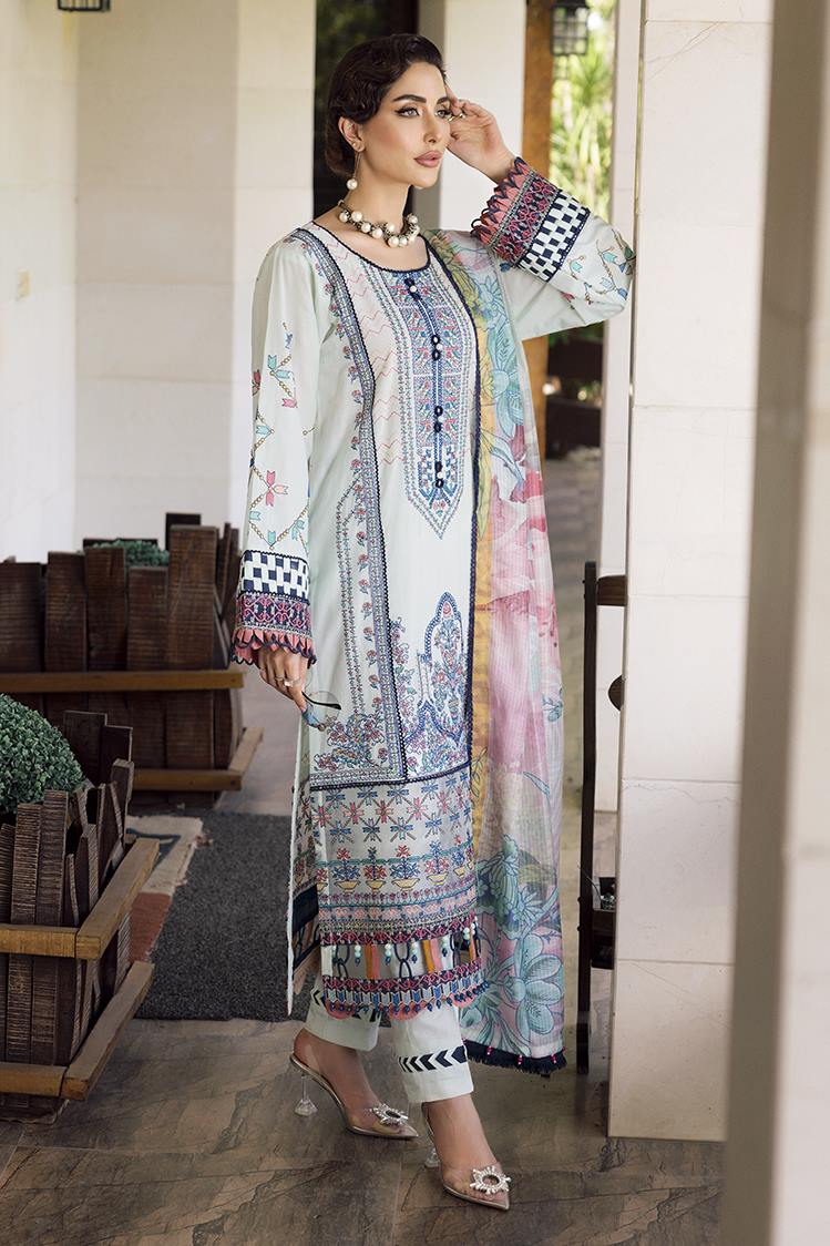 Picture of Ellena - Liana 09-Euphoria Festive 3-PC Lawn Suit - Available at Raja Sahib