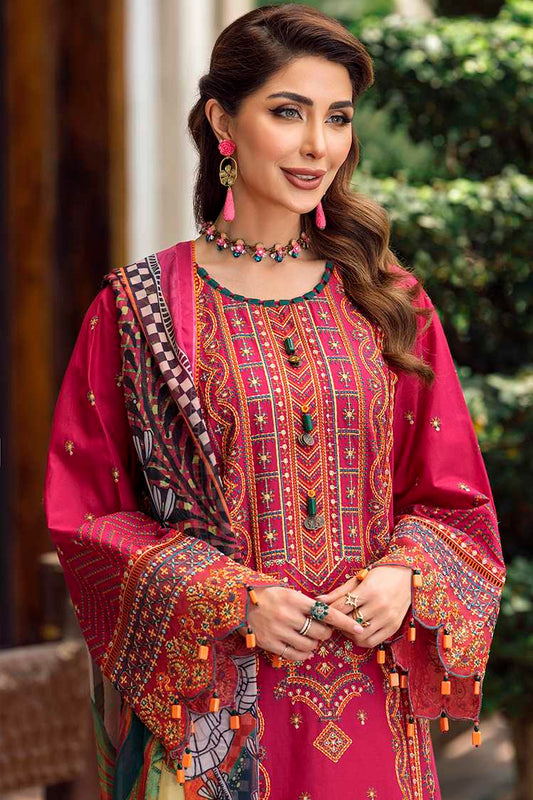 Picture of Ellena - Maroosh 10-Euphoria Festive 3-PC Lawn Suit - Available at Raja Sahib