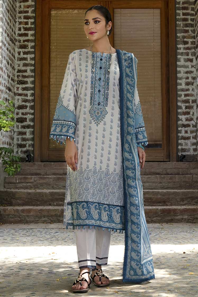 Picture of Ellena - Sarah EY-L3-6-03 Summer Treat Lawn 3-PC Suit - Available at Raja Sahib