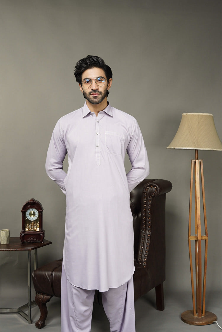 Picture of Black Pearl-Sea Shell Kameez Shalwar - 625LPL - Available at Raja Sahib