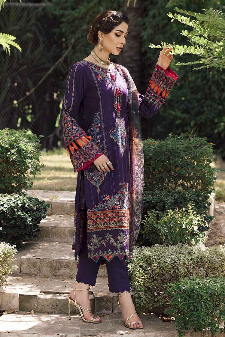 Picture of Ellena - Vaneeza 08-Euphoria Festive 3-PC Lawn Suit - Available at Raja Sahib