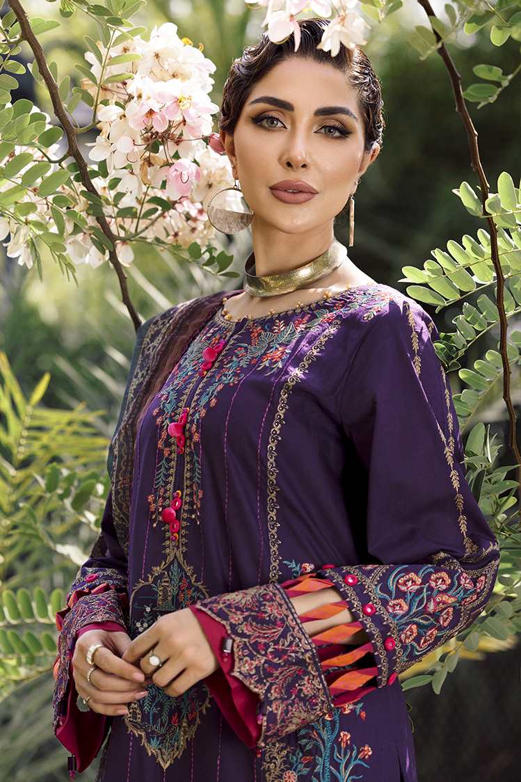 Picture of Ellena - Vaneeza 08-Euphoria Festive 3-PC Lawn Suit - Available at Raja Sahib