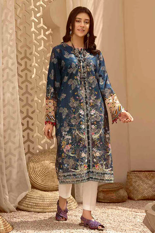 Picture of Ellena - Zella EY-L1-3-06 Printed Jacquard Kurti - Available at Raja Sahib